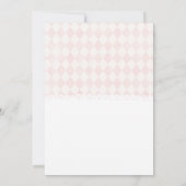 Wonderland Girl Baby Dusche Einladung (Rückseite)