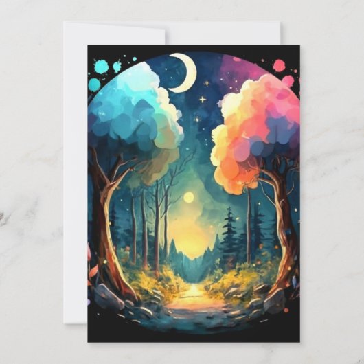 Wonderland Grove Whimsical Geburtstag Einladung