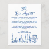 WONDERLAND Hand gezeichnetes Editierbares Hochzeit (Vorderseite)