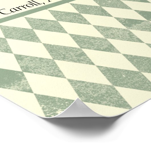 Wonderland Ich glaube an euch Einhorn-Zitat Poster (Ecke)