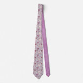 Wonderland Lilac Classic Pattern Necktie Tie Krawatte (Vorderseite)