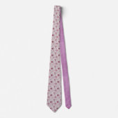 Wonderland Lilac Classic Pattern Necktie Tie Krawatte (Vorderseite)