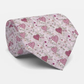 Wonderland Lilac Classic Pattern Necktie Tie Krawatte (Gerollt)