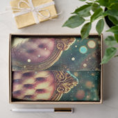 Wonderland Magic Girl and Rabbit Teatime Decoupage Seidenpapier (Geschenk)