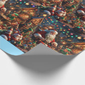 Wonderland Matte Wrapping Paper von Santa's Worksh Geschenkpapier (Ecke)
