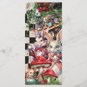 Wonderland Menu Menükarte (Rückseite)