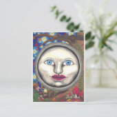 Wonderland Moon Postkarte (Stehend Vorderseite)