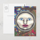 Wonderland Moon Postkarte (Vorne/Hinten)