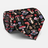 Wonderland Mushroom Pattern Necktie Tie Krawatte (Gerollt)