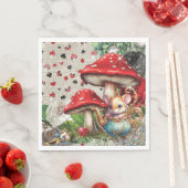 Wonderland Napkin Design Serviette (Beispiel)