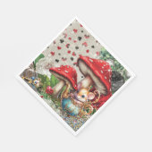 Wonderland Napkin Design Serviette (Ecke)