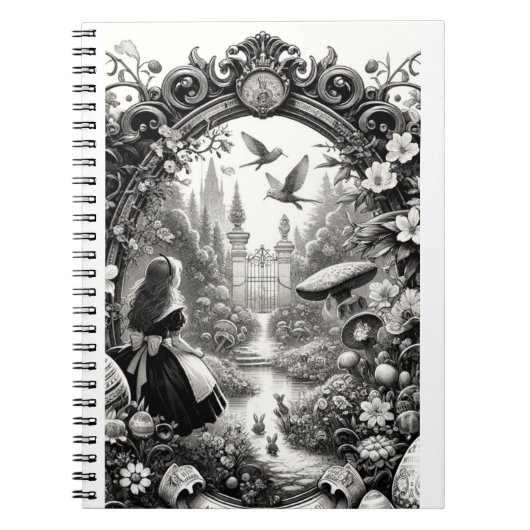 WONDERLAND NOTEBOOK NOTIZBLOCK (Vorderseite)