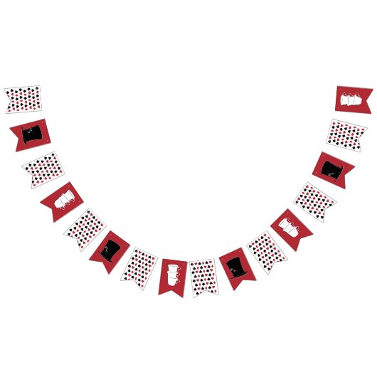 Wonderland Party Flags Wimpelkette (Alle)