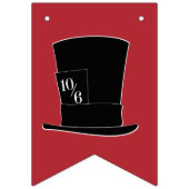 Wonderland Party Flags Wimpelkette (Zweite Fahne)