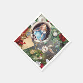 Wonderland Party Napkin Serviette (Ecke)