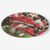 Wonderland Party Plate Pappteller (Schrägansicht)