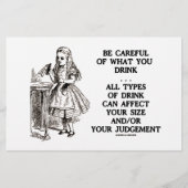 Wonderland Sei vorsichtig, was du trinkst (Alice) (Vorderseite)