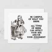 Wonderland Sei vorsichtig, was du trinkst (Alice) (Vorne/Hinten)