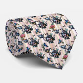 Wonderland Teapot Pattern Necktie Tie Krawatte (Gerollt)