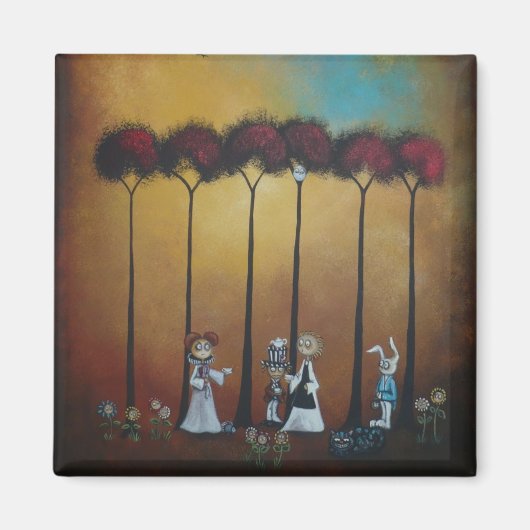 Wonderland Tee Party Magnet (Vorne)