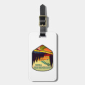 Wonderland Trail Colors Gepäckanhänger (Vorderseite vertikal)