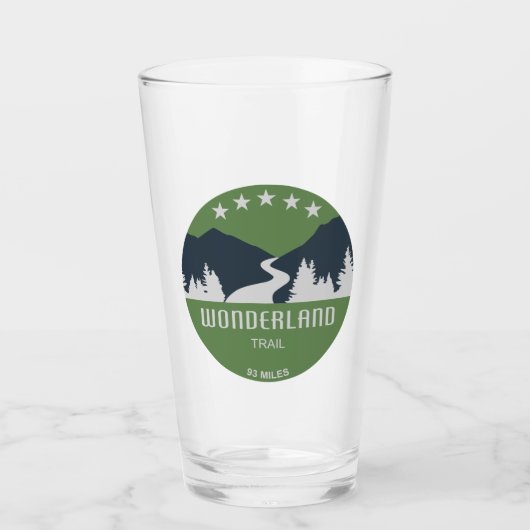 Wonderland Trail Glas (Vorderseite)