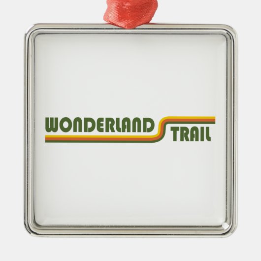 Wonderland Trail Ornament Aus Metall (Vorne)