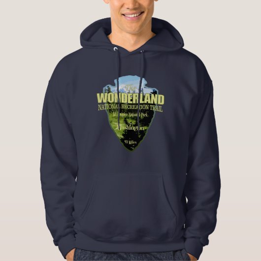 Wonderland Trail (Pfeilspitzen) Hoodie (Vorderseite)