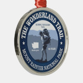 Wonderland Trail (rd) Ornament Aus Metall (Rechts)