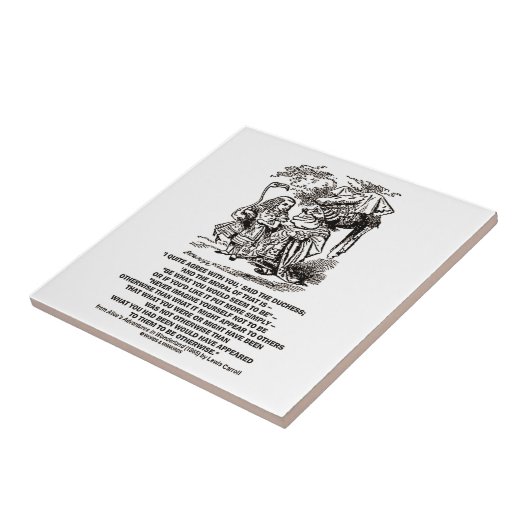 Wonderland wäre das, was man als Duchess sehen wür Fliese (Seite)