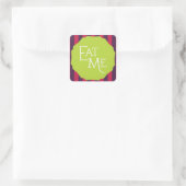 Wonderland Whimsical Mad Tee Party EAT ME Sticker (Tasche)