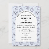 Wonderland Whimsy Wedding Einladung (Vorderseite)