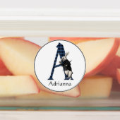 Wonderland White Rabbit Letter A Etiketten (Befestigt)