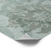 Wonderland White Rabbit Letter A Poster (Ecke)