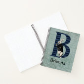 Wonderland White Rabbit Letter B Bullet Journal Notizblock (Innenseite)