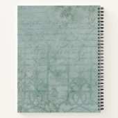 Wonderland White Rabbit Letter B Bullet Journal Notizblock (Rückseite)