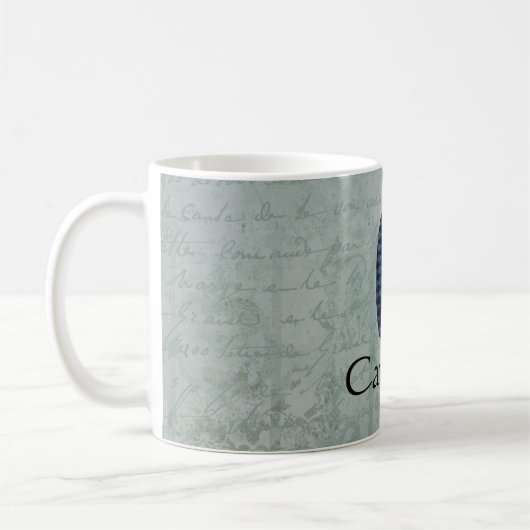 Wonderland White Rabbit Letter C Kaffeetasse (Links)