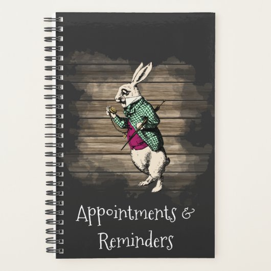 Wonderland White Rabbit Mining Planner Planer (Vorderseite)