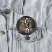 Wonderland White Rabbit Minze Button (Beispiel)