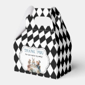 Wonderland with Black White Diamonds Birthday Geschenkschachtel (Vorderseite)