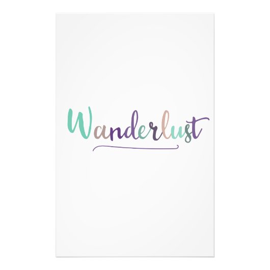 Wonderlust Fotodruck (Vorne)