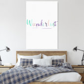 Wonderlust Leinwanddruck (Insitu (Schlafzimmer))