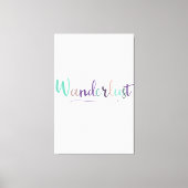 Wonderlust Leinwanddruck (Vorderseite)