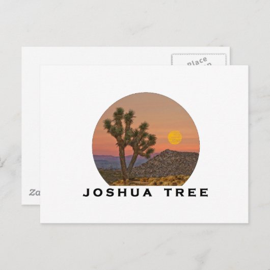 WONDEROUS JOSHUA TREE POSTKARTE (Vorne/Hinten)