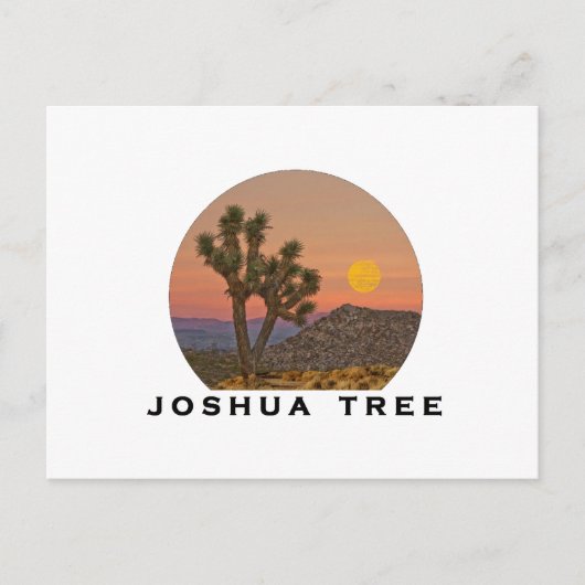WONDEROUS JOSHUA TREE POSTKARTE (Vorderseite)