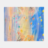 Wonderrful view on sunsetart,abstract background,a fleecedecke (Vorderseite (Horizontal))
