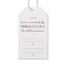 Wonders & Miracles Weihnachtsfeiertag