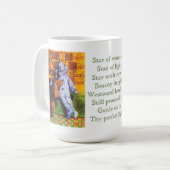 WONDERSTERN Große weiße Tasse (Vorderseite Links)