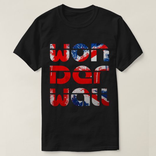 Wonderwall (UK flag) Oasis inspirred T-Shirt Essen (Design vorne)
