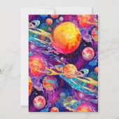 Wondrous-Konstellation Einladung (Vorderseite)